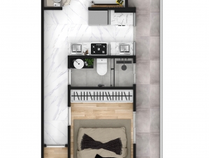Apartamento em Praia Grande - Tupi