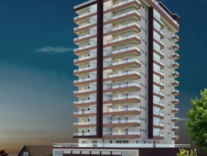 Apartamento em Praia Grande - Boqueirão