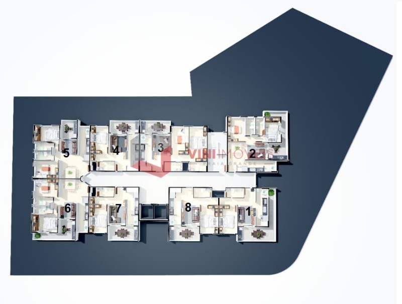 Apartamento em Caiçara