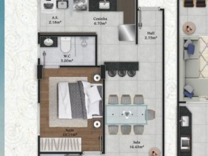 Apartamento em Praia Grande - Vila Mirim